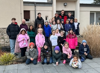 Viele neue Freunde gefunden: die Kommunionkinder von St. Elisabeth